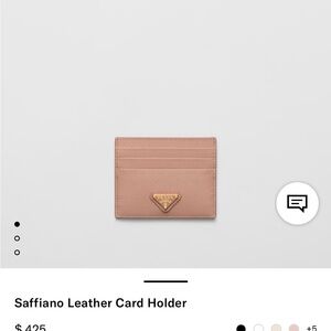 PRADA Saffiano Leather Card Holder